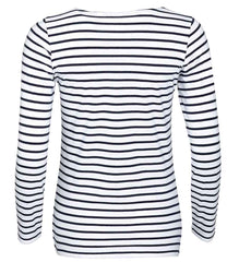 SOLS Ladies Marine Long Sleeve Striped TShirt