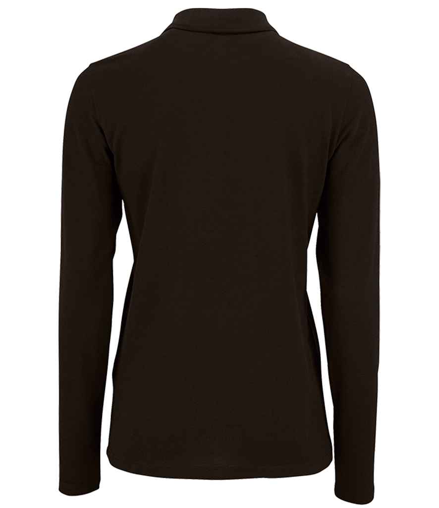 SOLS Ladies Perfect Long Sleeve Piqu Polo Shirt