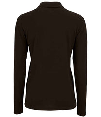 SOLS Ladies Perfect Long Sleeve Piqu Polo Shirt