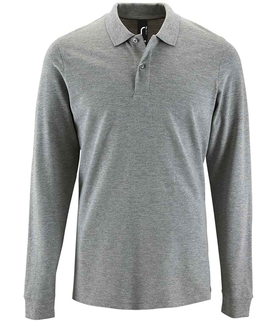 SOLS Perfect Long Sleeve Piqu Polo Shirt