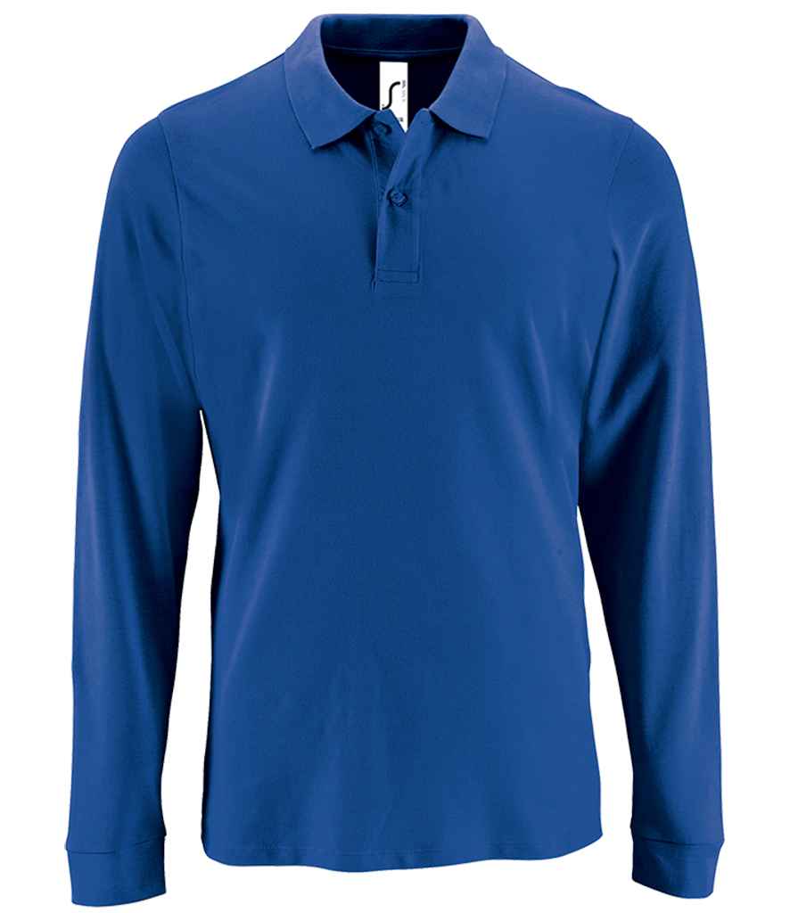 SOLS Perfect Long Sleeve Piqu Polo Shirt