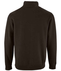 SOLS Stan Contrast Zip Neck Sweatshirt