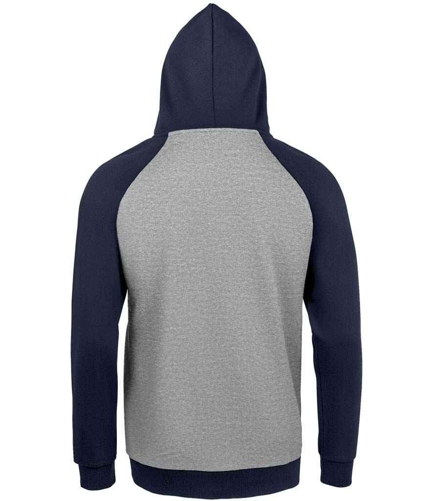 SOLS Unisex Seattle Contrast Raglan Hoodie