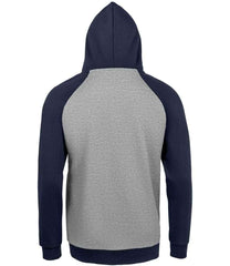 SOLS Unisex Seattle Contrast Raglan Hoodie