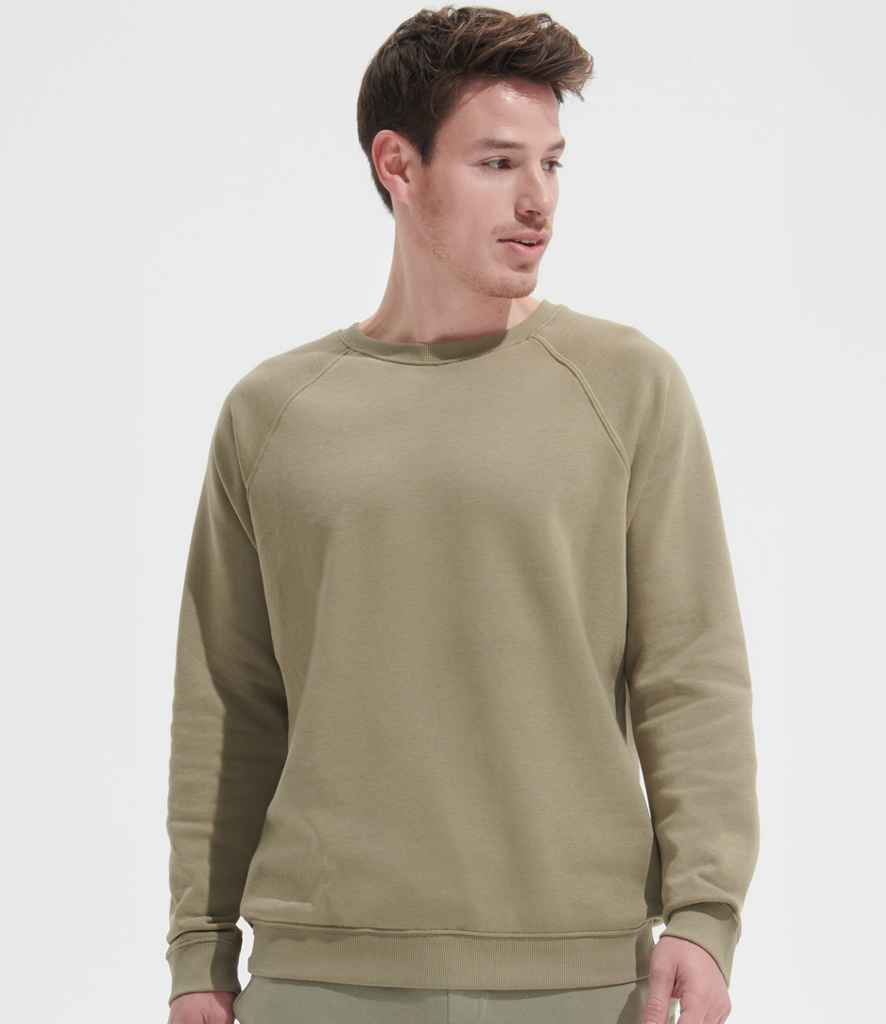 SOLS Unisex Space Organic Raglan Sweatshirt
