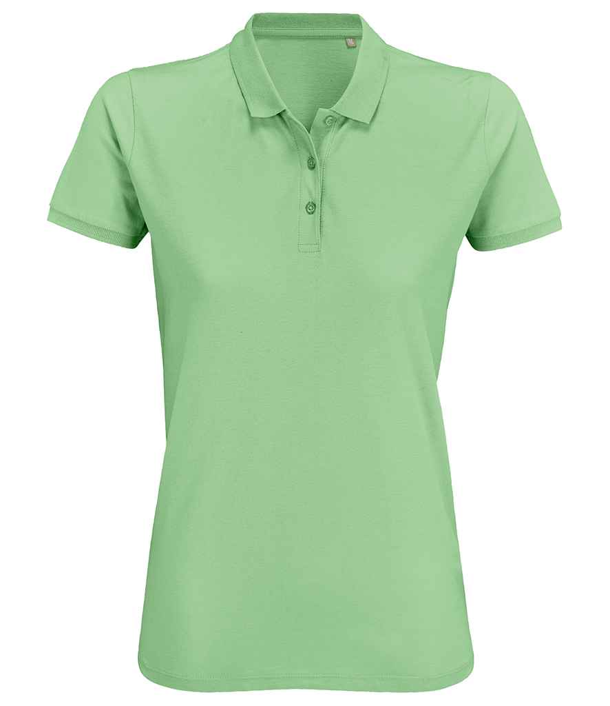 SOLS Ladies Planet Organic Piqu Polo Shirt