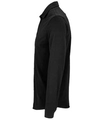 NEOBLU Basile Organic Cotton Long Sleeve Piqu Shirt