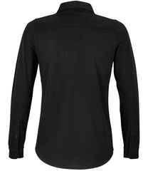 NEOBLU Ladies Basile Organic Cotton Long Sleeve Piqu Shirt