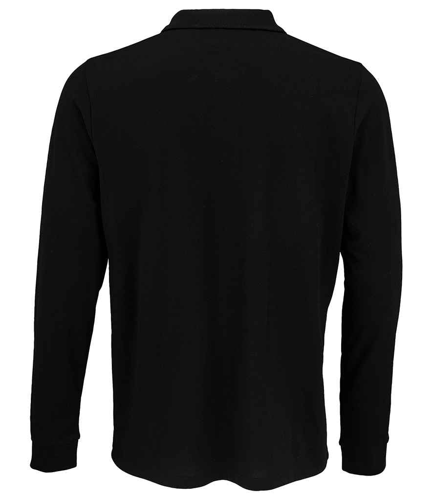 SOLS Unisex Prime Long Sleeve Piqu Polo Shirt