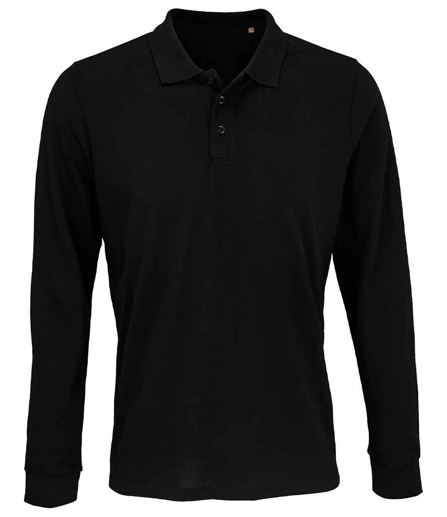 SOLS Unisex Prime Long Sleeve Piqu Polo Shirt