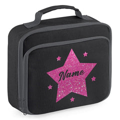 Personalised School Lunch Bag Insulated Snack Box Childrens Star Boys Girls Gift