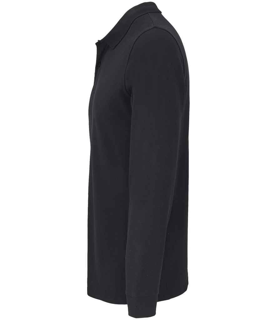 SOLS Unisex Planet Long Sleeve Piqu Polo Shirt
