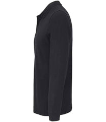 SOLS Unisex Planet Long Sleeve Piqu Polo Shirt