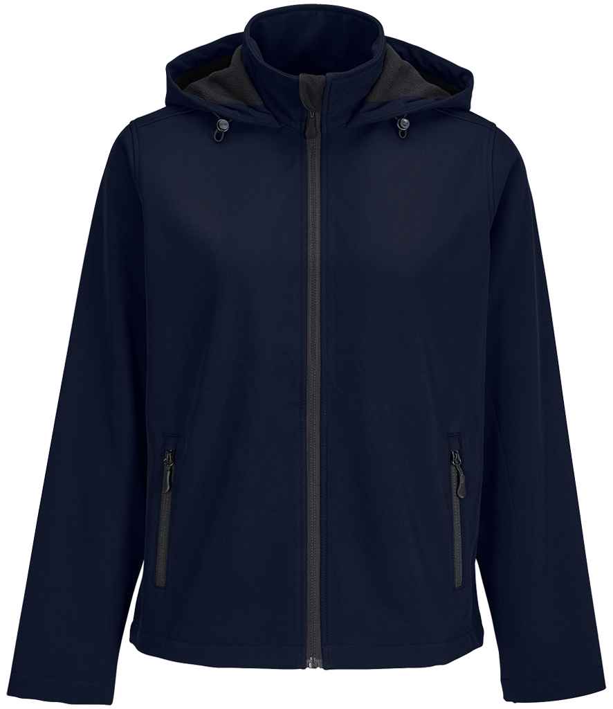 SOLS Ladies Race Hooded Soft Shell Jacket