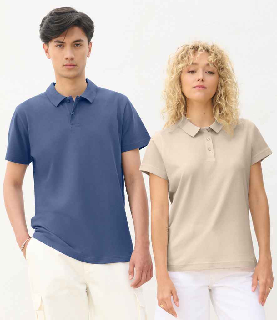 SOLS Unisex Pulse Twin Piqu Polo Shirt