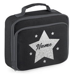 Personalised School Lunch Bag Insulated Snack Box Childrens Star Boys Girls Gift