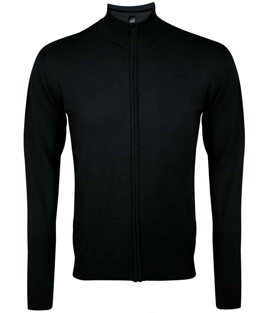 SOLS Gordon Full Zip Cotton Acrylic Cardigan