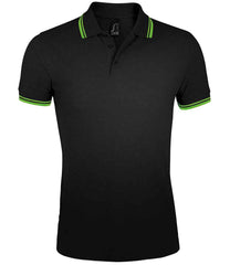 SOLS Pasadena Tipped Cotton Piqu Polo Shirt