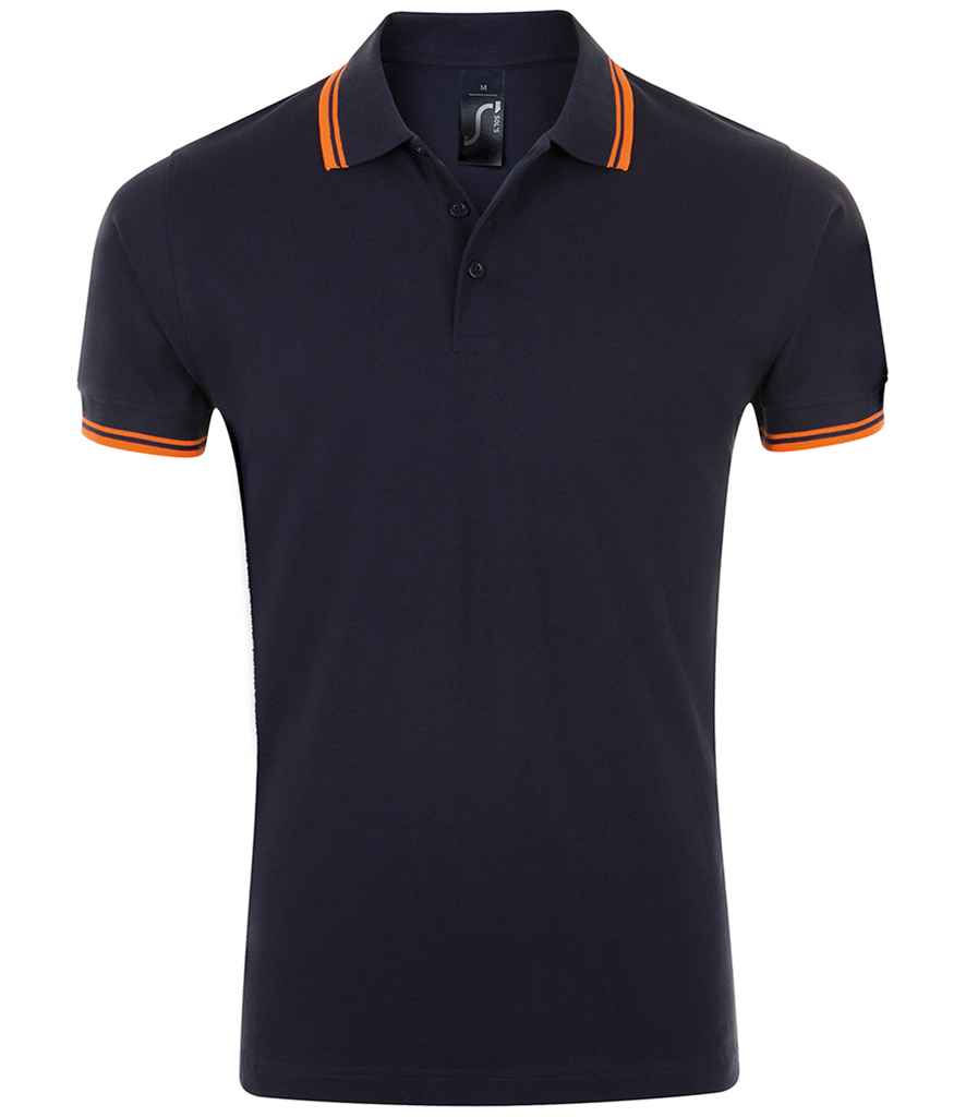 SOLS Pasadena Tipped Cotton Piqu Polo Shirt