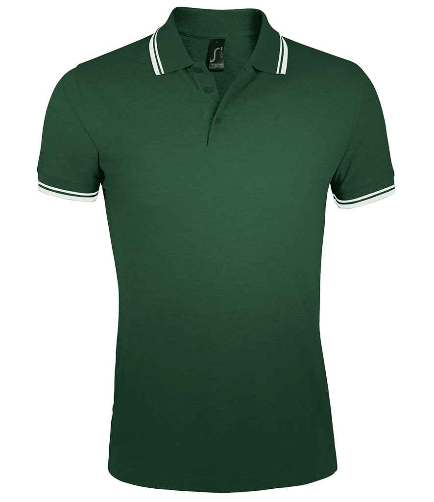SOLS Pasadena Tipped Cotton Piqu Polo Shirt