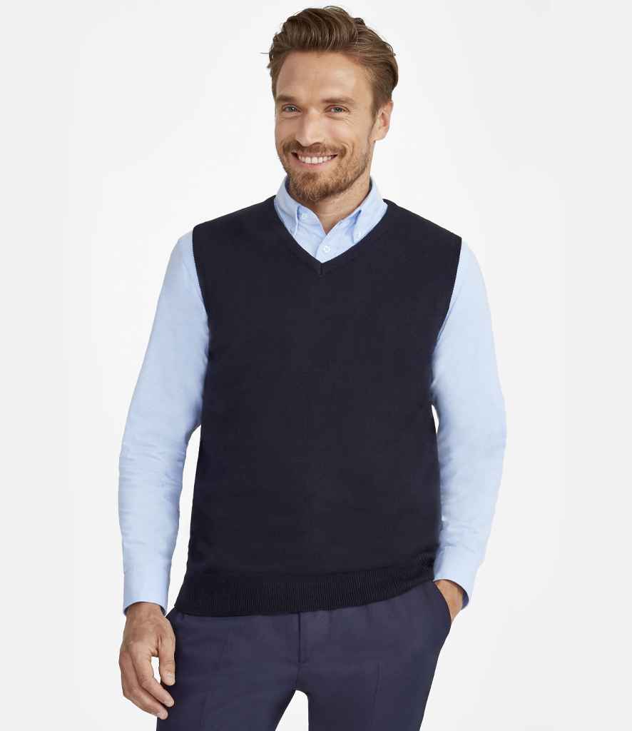 SOLS Unisex Gentlemen Sleeveless Cotton Acrylic V Neck Sweater