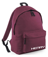 Personalised School Backpack Bag Any Name Text Kids PE Kit Girls Boys Gift