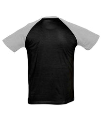 SOLS Funky Contrast Baseball TShirt