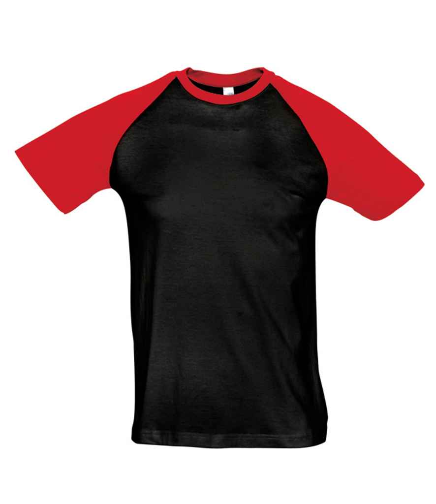 SOLS Funky Contrast Baseball TShirt