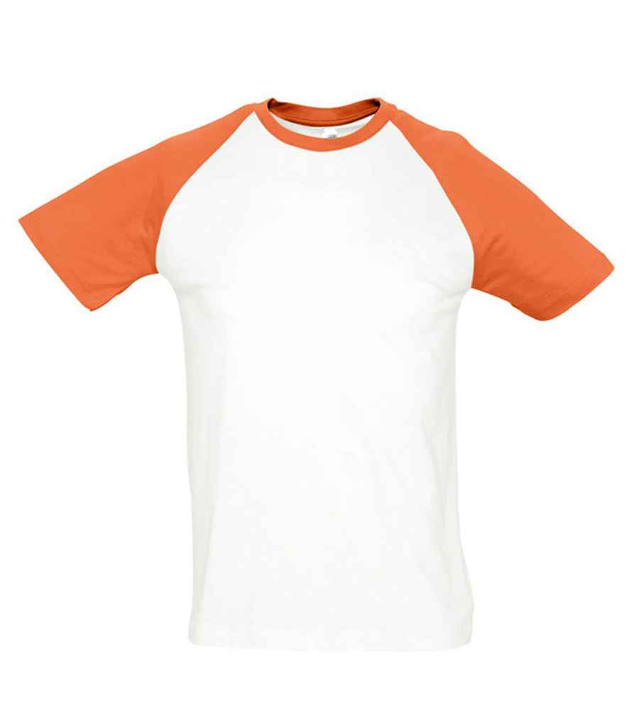 SOLS Funky Contrast Baseball TShirt