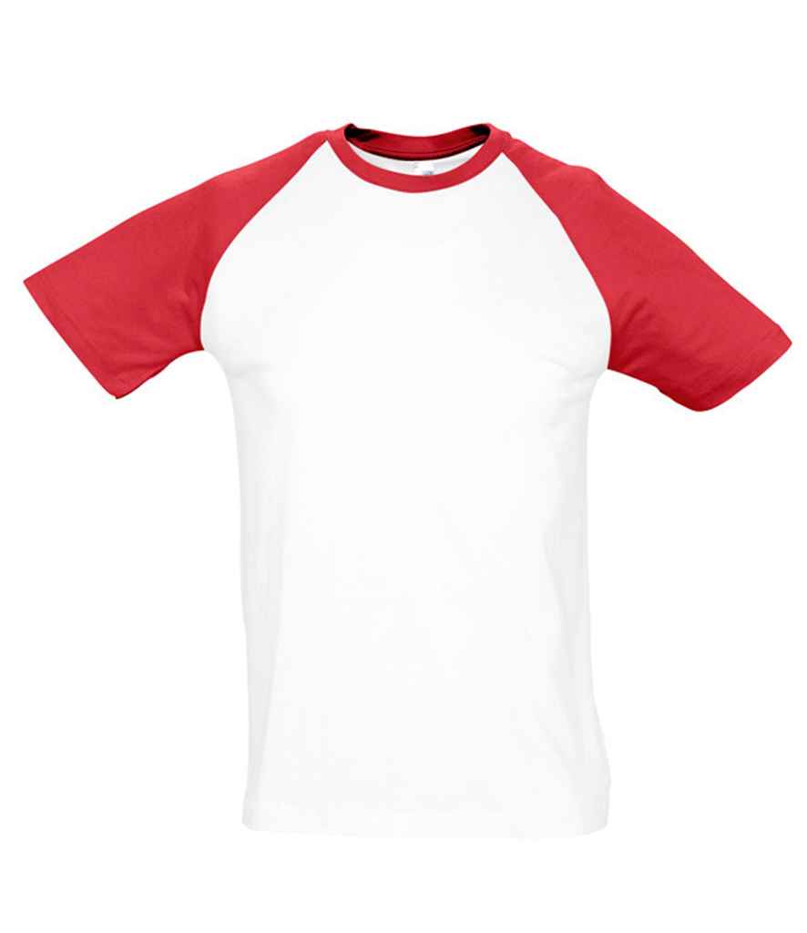 SOLS Funky Contrast Baseball TShirt