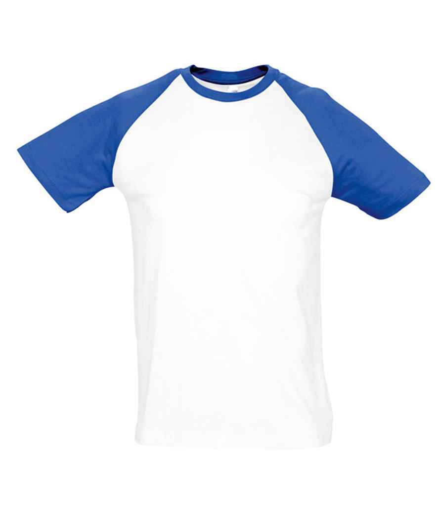 SOLS Funky Contrast Baseball TShirt
