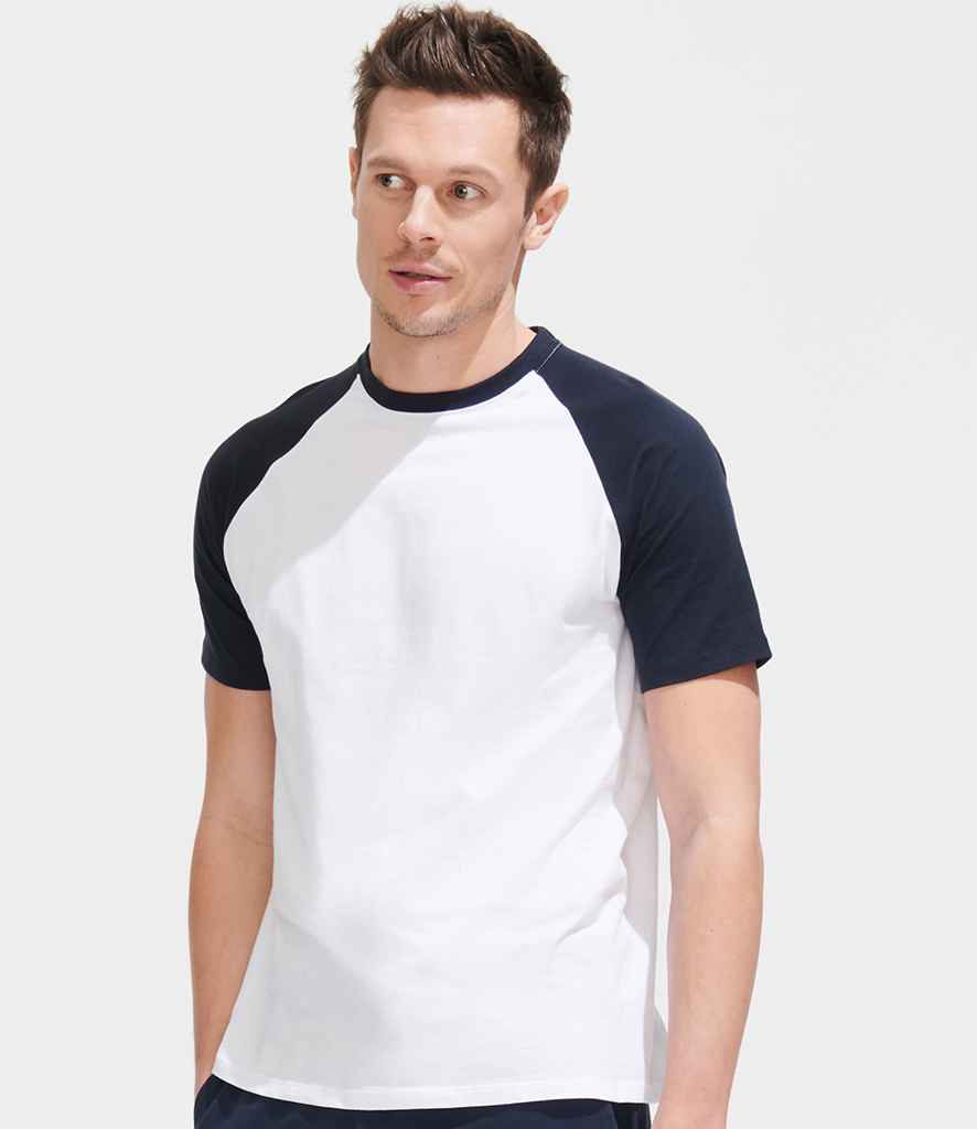 SOLS Funky Contrast Baseball TShirt