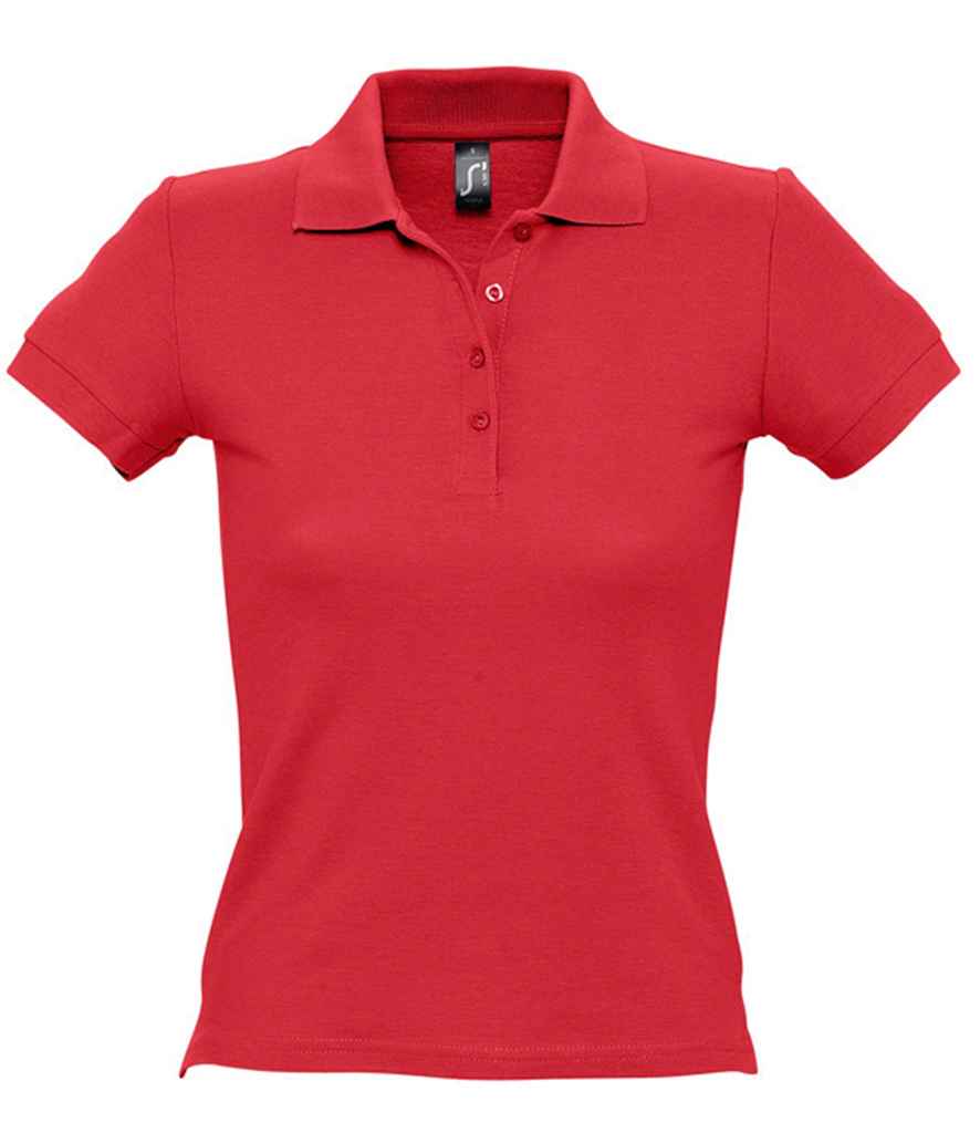 SOLS Ladies People Cotton Piqu Polo Shirt
