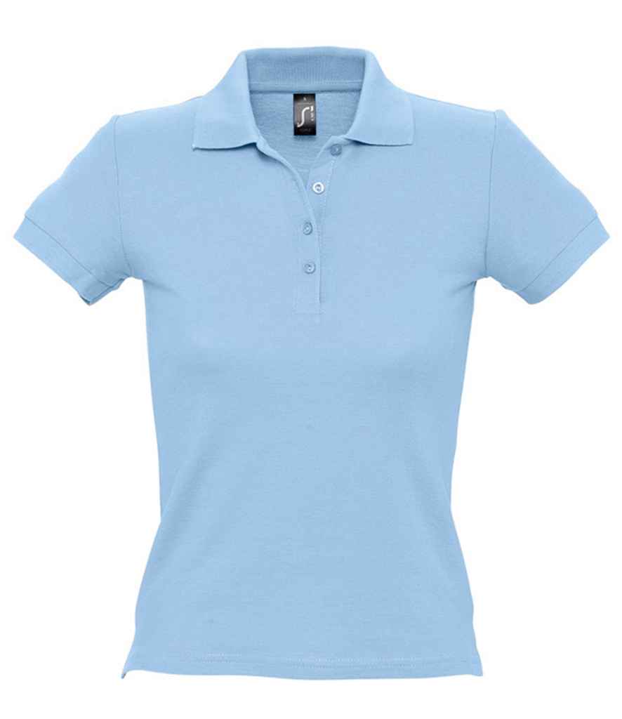 SOLS Ladies People Cotton Piqu Polo Shirt