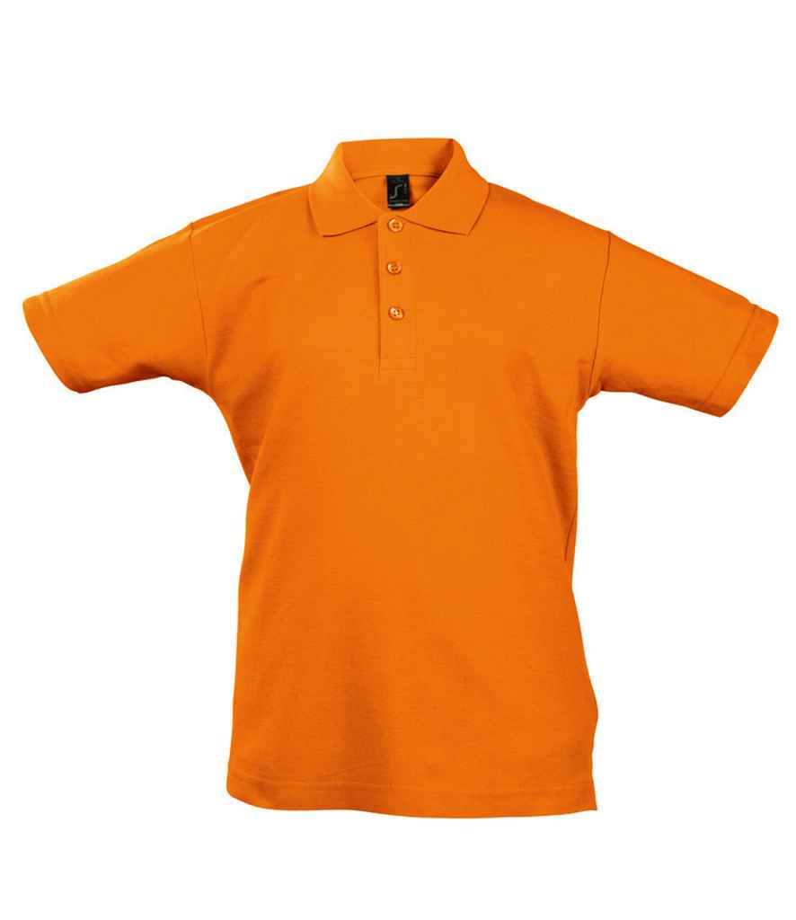 SOLS Kids Summer II Cotton Piqu Polo Shirt