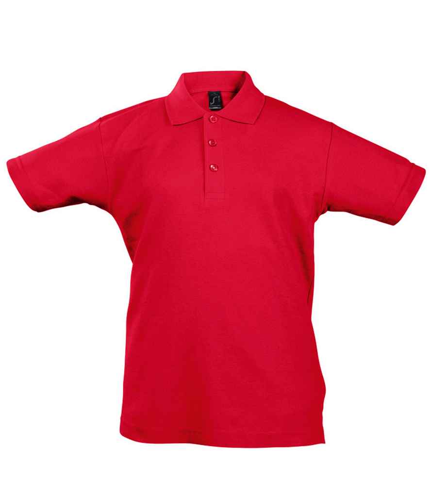 SOLS Kids Summer II Cotton Piqu Polo Shirt