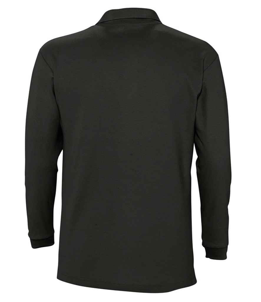 SOLS Winter II Long Sleeve Cotton Piqu Polo Shirt