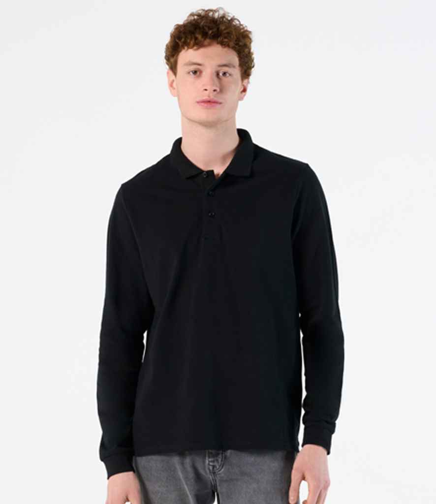 SOLS Winter II Long Sleeve Cotton Piqu Polo Shirt