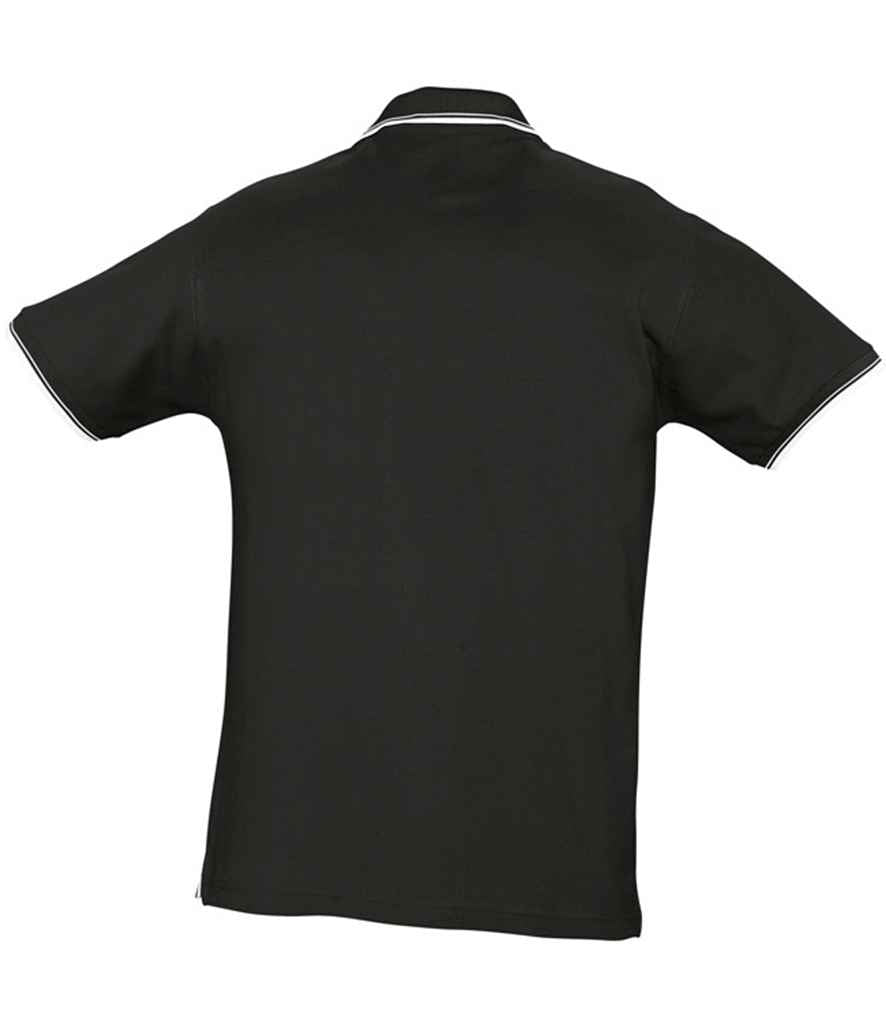 SOLS Practice Tipped Cotton Piqu Polo Shirt