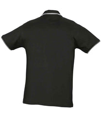 SOLS Practice Tipped Cotton Piqu Polo Shirt