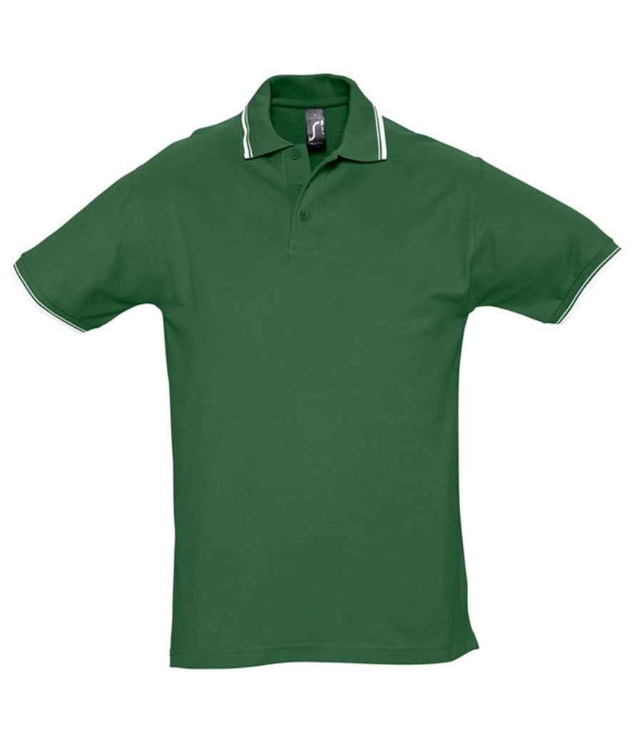 SOLS Practice Tipped Cotton Piqu Polo Shirt