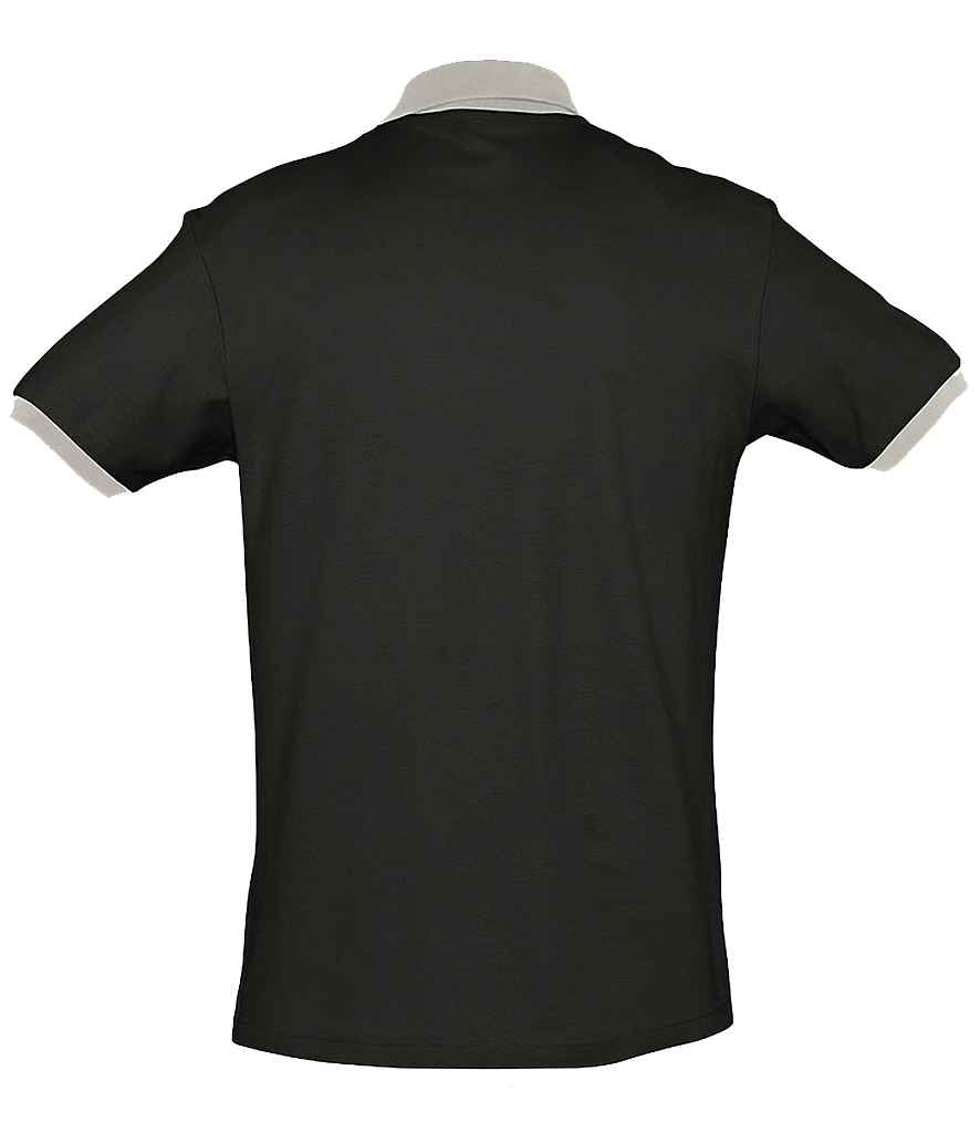 SOLS Prince Contrast Cotton Piqu Polo Shirt