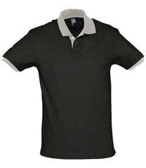 SOLS Prince Contrast Cotton Piqu Polo Shirt