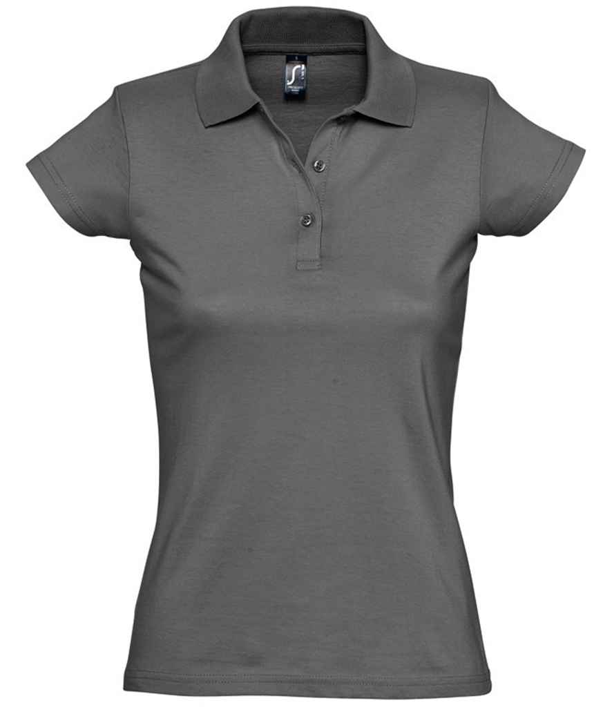 SOLS Ladies Prescott Cotton Jersey Polo Shirt