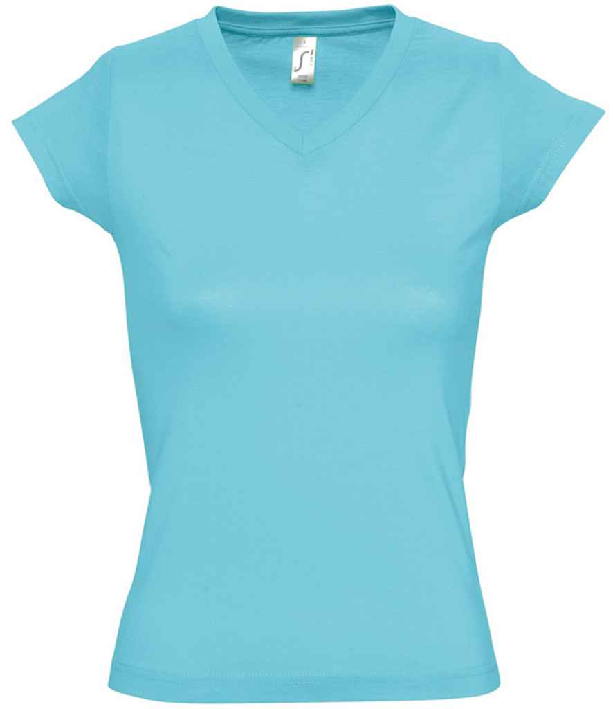 SOLS Ladies Moon V Neck TShirt