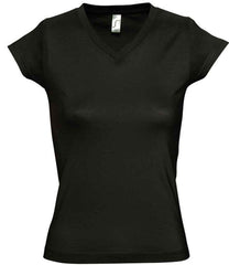 SOLS Ladies Moon V Neck TShirt