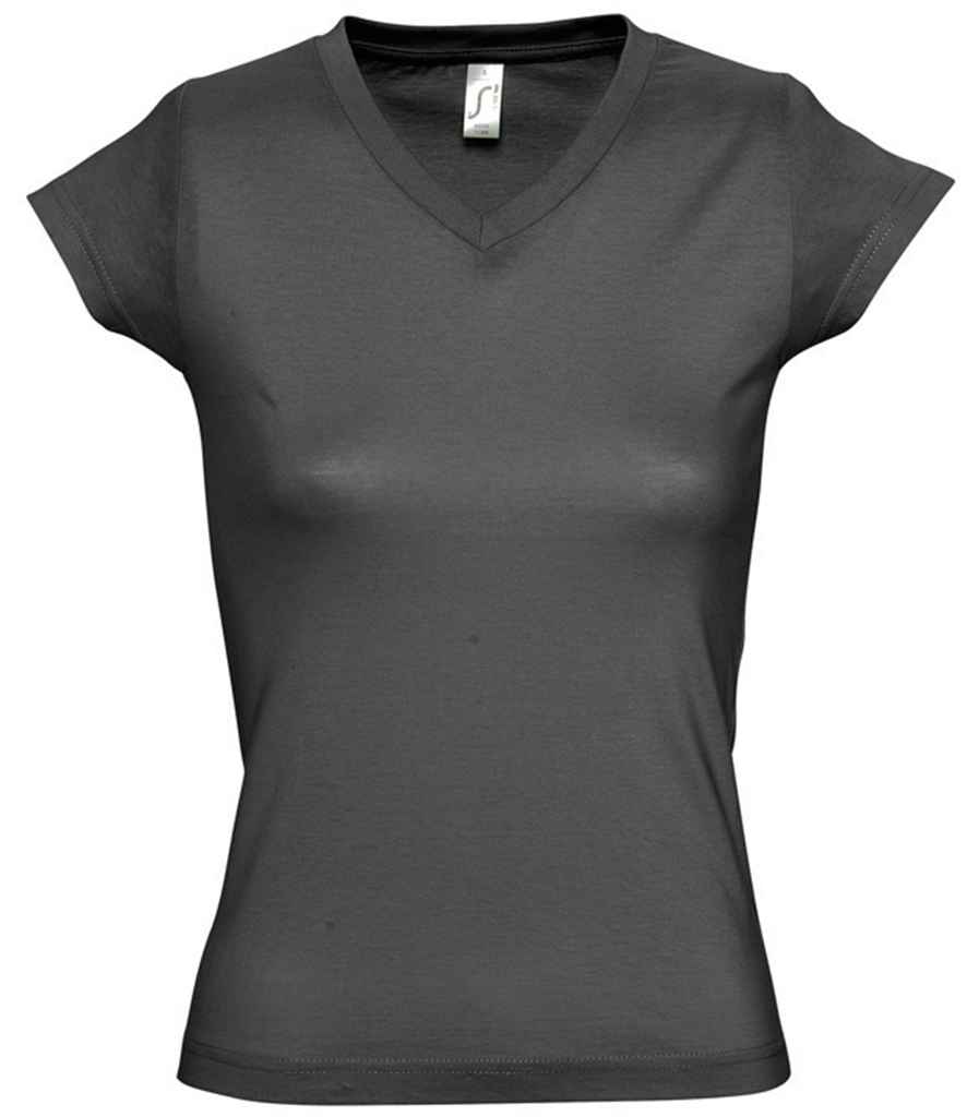 SOLS Ladies Moon V Neck TShirt