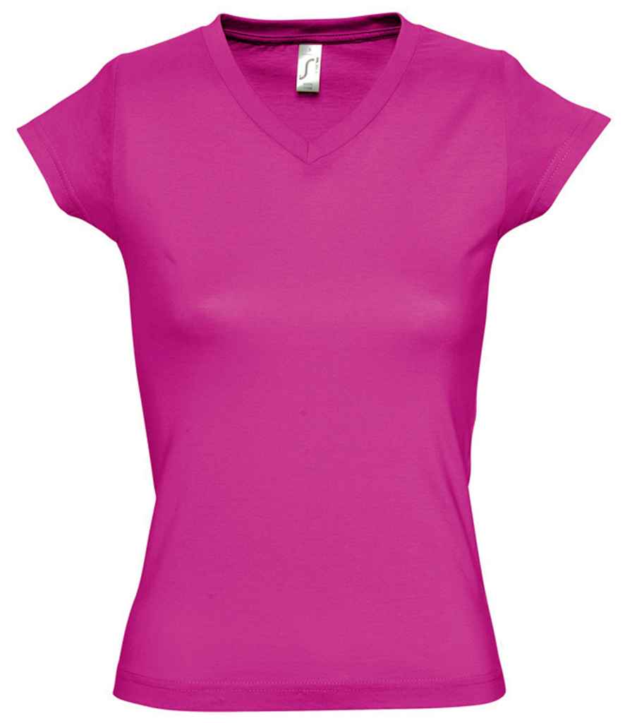 SOLS Ladies Moon V Neck TShirt