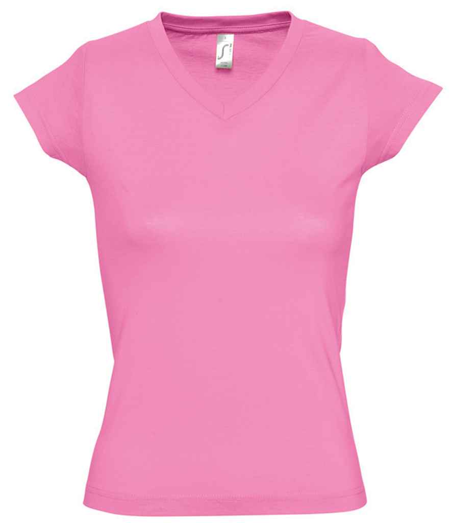 SOLS Ladies Moon V Neck TShirt