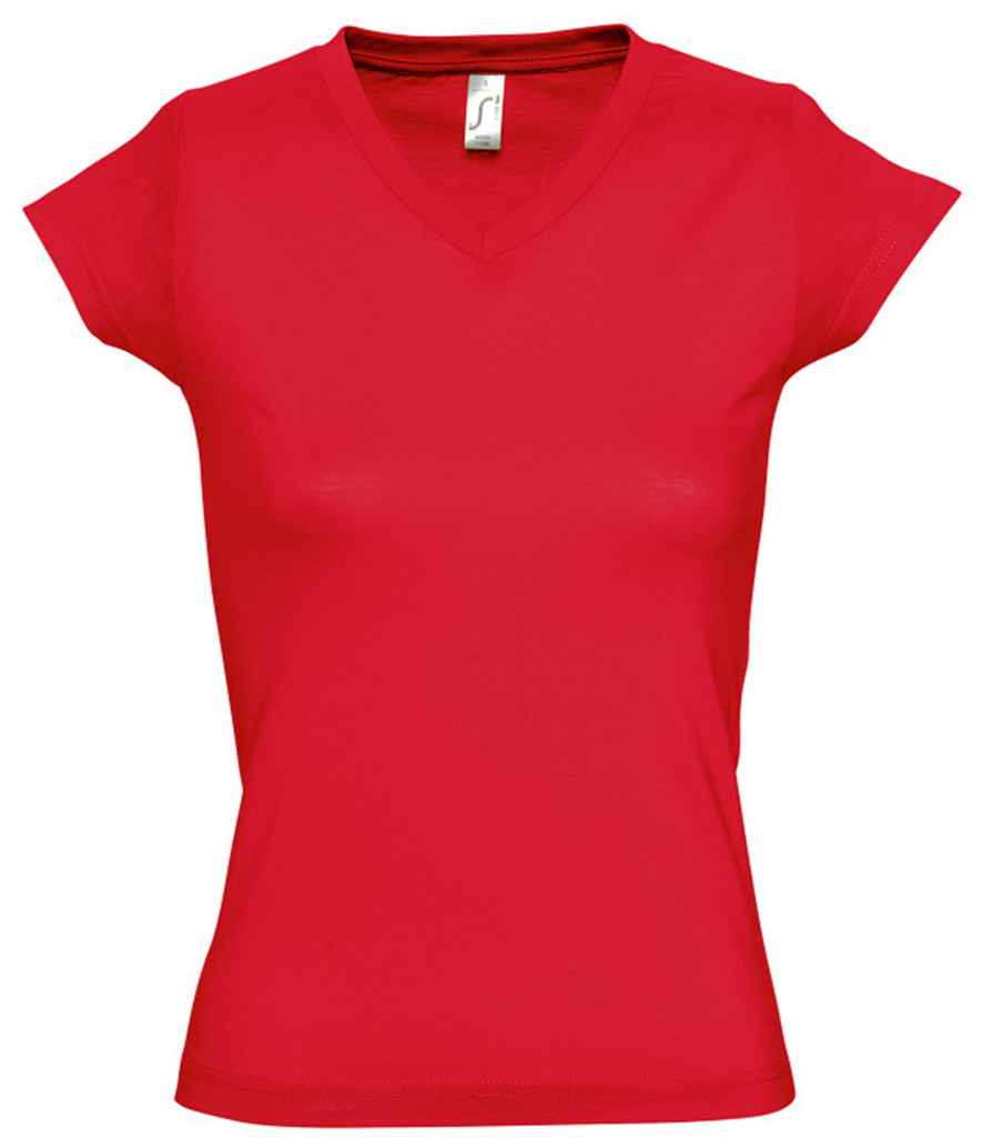 SOLS Ladies Moon V Neck TShirt